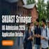 SKUAST Srinagar UG Admission 2026: Apply by May 10; Exam on May 31
